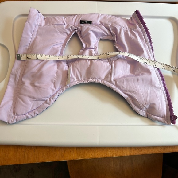 Fabdog Pet Apparel Dog puffer Coat XS Purple Pink Ombré - Picture 8 of 9